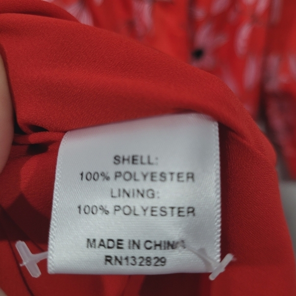 REVOLVE Camila Coelho Leonora Maxi Top/ Dress Floral Red - Picture 8 of 12